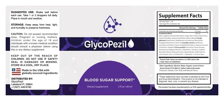 Glycopezil official formula label